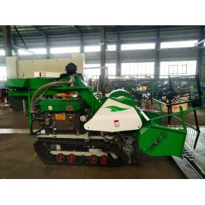 Self Propelled Farm Combine Harvester Light Weight Track Combine Harvester