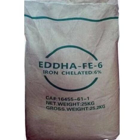 O-O 4.8 Absorption EDDHA FE 6% Iron Chelate Fertilizer For Soil Condition PH3-12