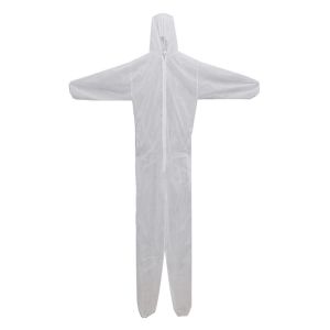 Comfortable Disposable Painters Coveralls , Dust Proof Disposable Hazmat