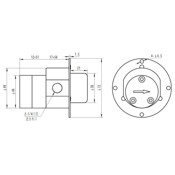 FLOWDRIFT Electric Magnetic Drive Stainless Steel Gear Pump G300 XK/XB series