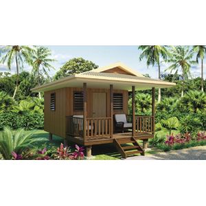 China Quick Assemble Light Steel Guage Frame Prefab Home Beach Customized Bungalows on sale