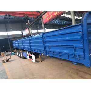 Customized Side Wall Height Advanced Flatbed Trailer With Semi Trailer