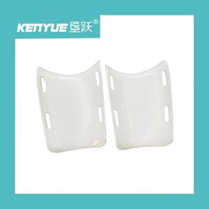 White Plastic Leg Rests For Hospital Gynecological Beds