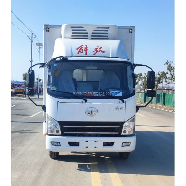 Factory Promotion Refrigerator Truck Customized Cold Special Freezer FAW JieFang Heavy Duty Box Refrigerated Truck