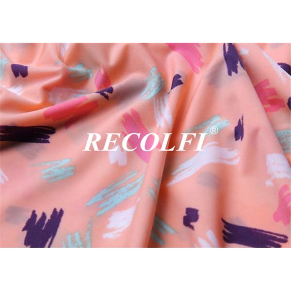 Anti Crease Women's Activewear Ribbed Color Priting Stretchable Sport Wear