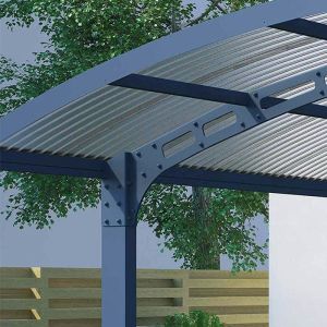 Galvanized Residential PV Carport Structures For Parking Lot