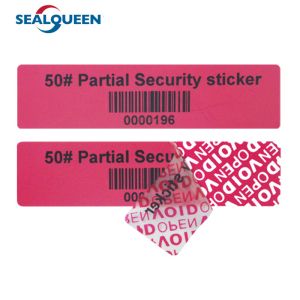 Tamper Evident Label Sticker Custom Design Printed Tamper Proof Security Seal