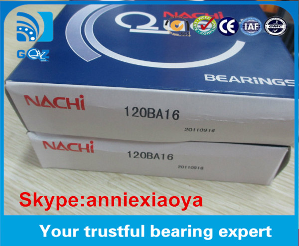 Single Row Nachi excavator bearings , BA290-3A Angular Contact Bearing