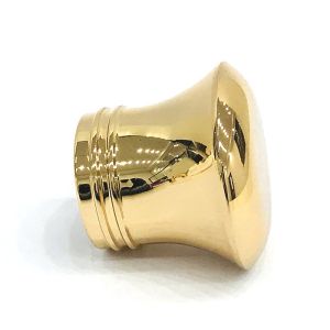 Metal Classic Gold mirror face Finished Zamac Perfume Bottle Caps