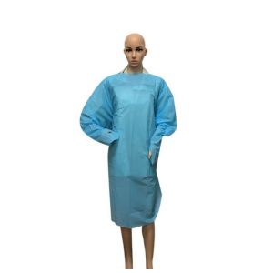 Quality CPE Disposable Isolation Clothing , Disposable Lab Gowns Soft and Feeling for sale