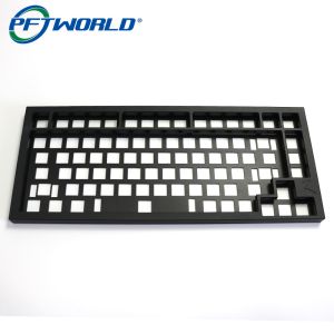 Quality Custom Aluminum Keyboard Milling Parts with Black Oxidation Processing Services for sale