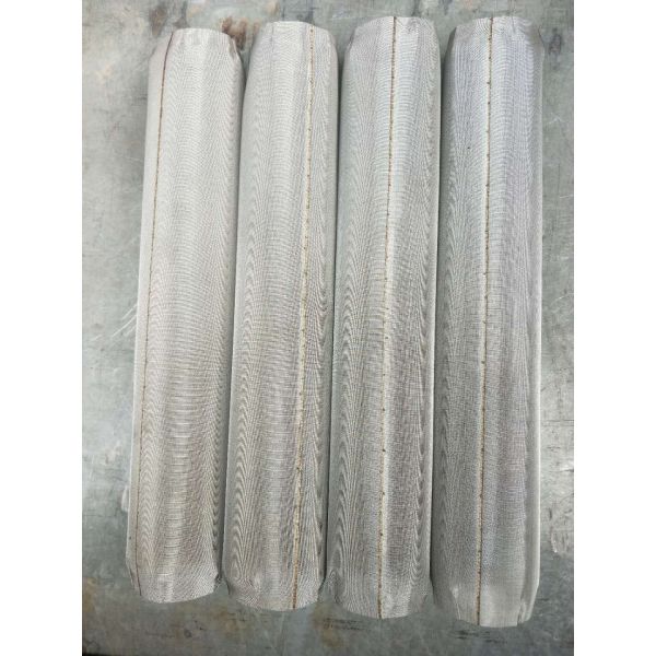 50 Micron 304 316 Stainless Steel Filter Mesh Tube Filter For Liquid Solid Air Filter