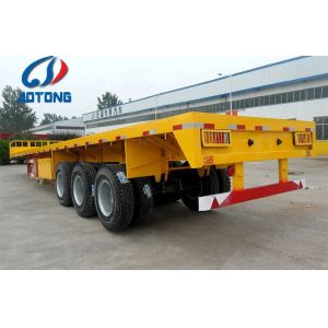 40ft 3axle Flatbed/Skeletal Container Trailer with Mechanical Suspension and