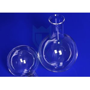 China High Temperature Resistance Glass Boiling Flask Fused Silicon Distillation Flask on sale