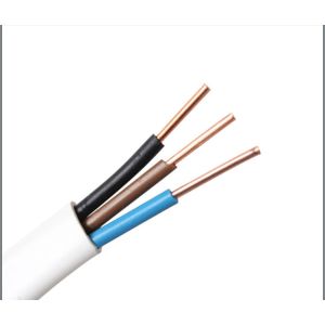 Low Voltage Flat Twin & Earth Electrical Cable Wire Grey 2* 2.5 + 1.5sqmm