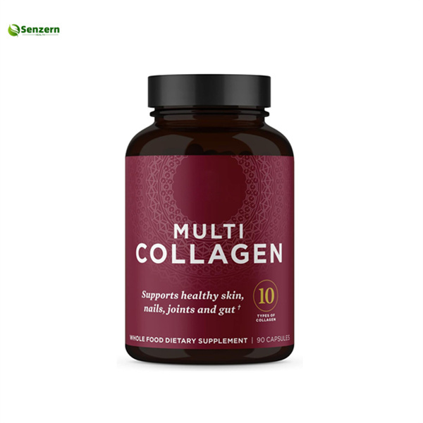Buy Customized Hydrolyzed Collagen Peptides Capsules 90pcs Stimulate Chondrocyte Synthesis at wholesale prices