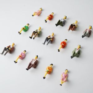 1:30 scale ABS plastic model painted figure 6cm for architectural model making