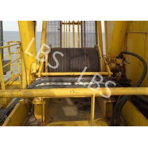 Integral Type LBS Groove Drum Winch For Offshore PlatformTower Crane