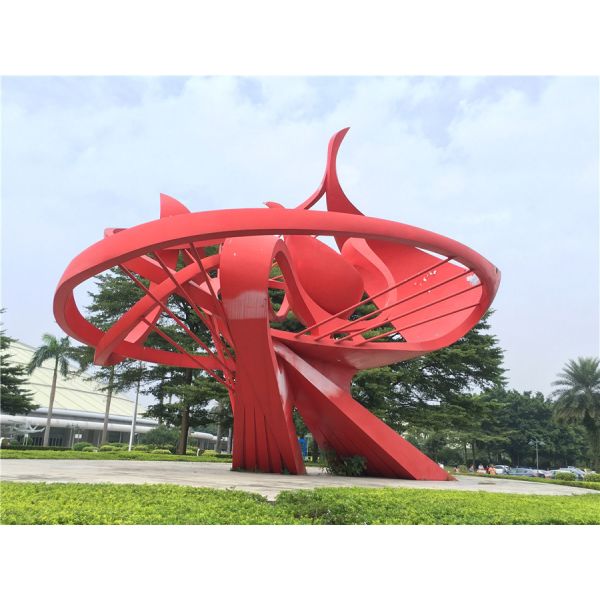 Landscape Large Outdoor Metal Sculpture Abstract Contemporary Garden Statues