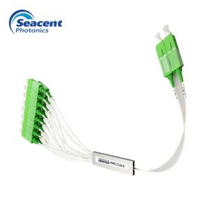 Low Loss Mini 2*16 Fiber Optic PLC Splitter