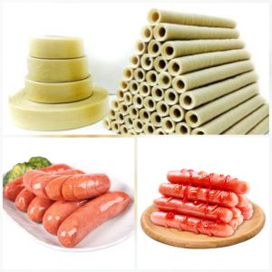 20mm Natural Colour Food Grade Edible Casings For Sausages