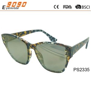 Fashionable sunglasses with two pins on the frame,streamline temple