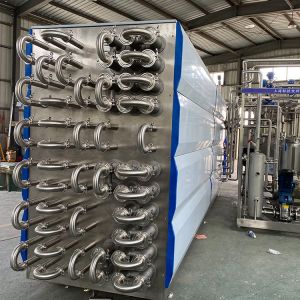 316 Stainless Steel Milk Beverage UHT Sterilization Machine PLC Controlled