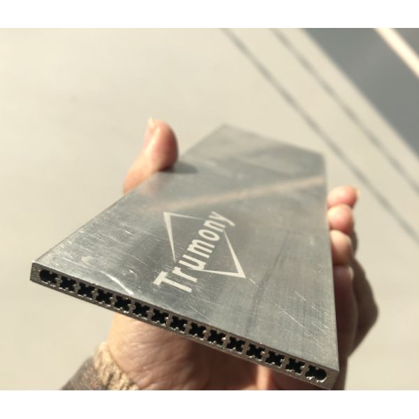 Buy Flat Condenser Mill Finish Aluminum Extruded Tube Multi Port at wholesale prices