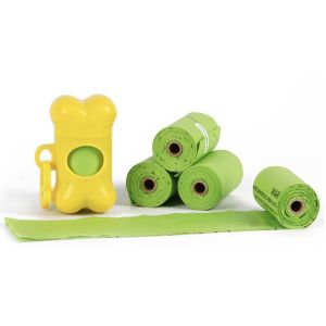 100% compostable leak-proof dog poop bag pet supplies