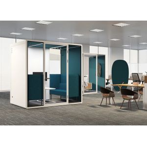Comfort Soundproof Portable Office Pods Easy Disassemble Silent Phone Booth