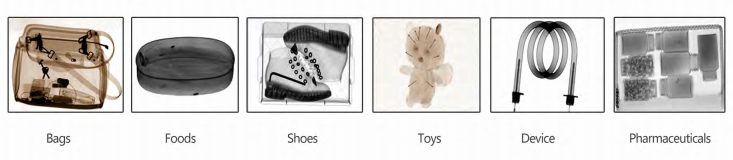 UNX6060A Metal Detector X Ray Inspection System Juice Food Clothes Fish Bones