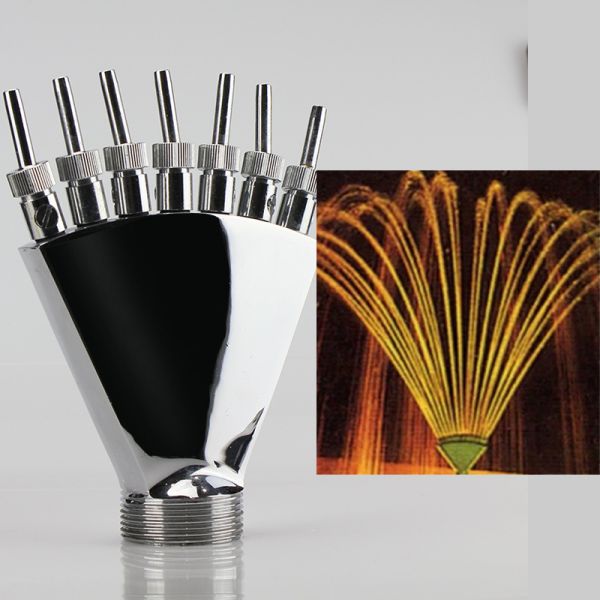 Brass Chromplate Phoenix Tale Dancing Fountain Nozzles Jet