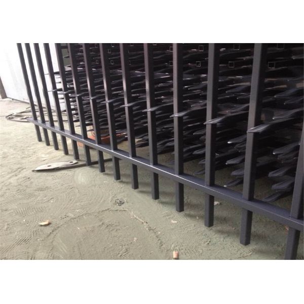 Garden using Spear top 1.8m(H)x2.4m(W) Hercules Security Fencing Stain any INTERPON colour Powder