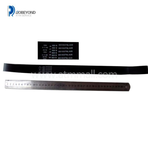 009-0019379 ATM Machine Components Flat Transport Belt Lower ATM Parts NCR 5887 0090019379