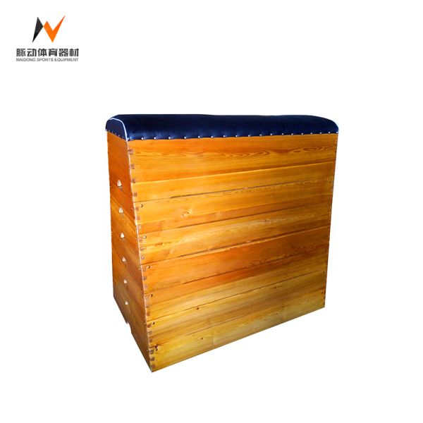 Customized Logo Availabled Gymnasium Equipment Vaulting Box for Physical Education 120-110-90cm