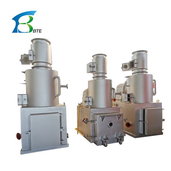 2023 Silver/Blue Pet Animal Cremation Furnace with Solid Waste Management System