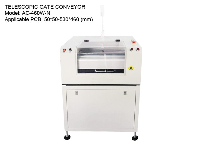 Quality 20m/min Telescopic Gate Conveyor For 50*50 - 530*460mm PCBs for sale