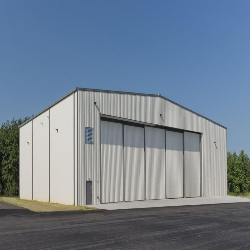 Modern Light Environment Friendly Steel Structure Aircraft Hangar