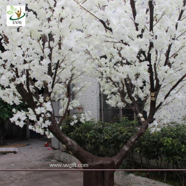 UVG CHR137 cherry blossom tree price with white fake sakura branches for weddings and events