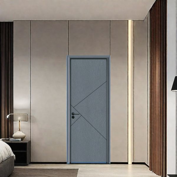 Lightweight Wood Plastic Composite Door With Soundproof And Insulation