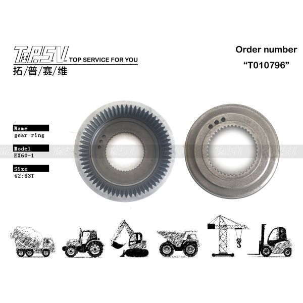 Buy EX60-1 Excavator Travel Spur Ring Gear 2023132 With Easy Gear Meshing at wholesale prices