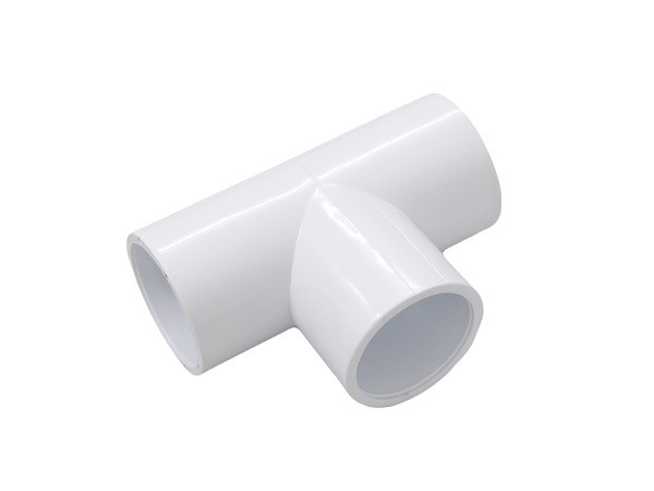 1" Tee Pipe Fittings Underground Massage bath PVC Tee Fittings Three Way