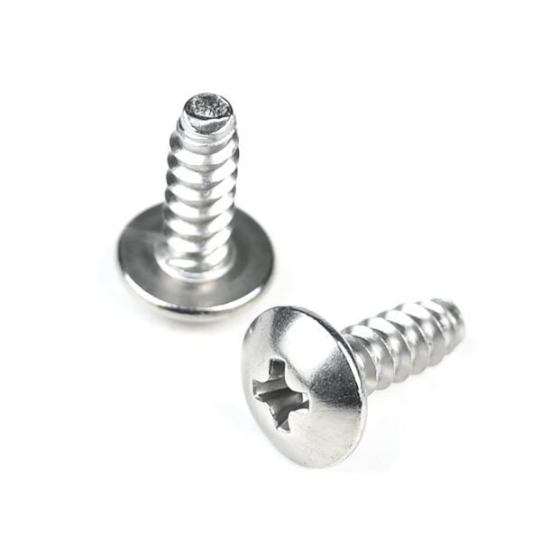 Metal Sheet Self Tapping Screw 12mm with Phillips Drive and Round Head