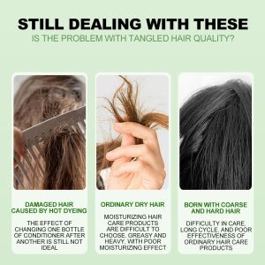 Naturally Vitality Rebonding & Split End Cream – 2-in-1 Hair Care, Damage Repair