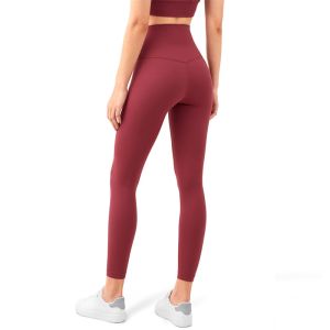 Colourful High Waisted Seamless Gym Leggings Snagging Resistance