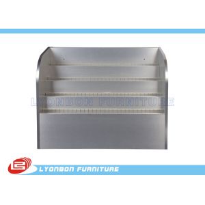 Quality Silver Customized Advertisement Display Stands MDF With Logo Printing for sale