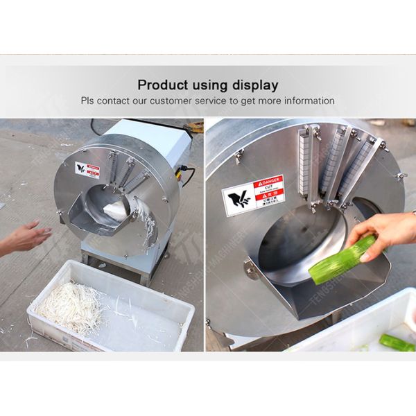 Bamboo shoot shred machine Ginger Potato Cutting processing production