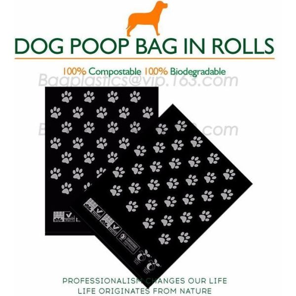 biodegradable Pet Waste Bags Dog Poop Bag, Factory direct high quality