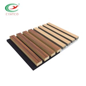 Multipurpose Wood Acoustic Panel , Harmless Sound Proof Wooden Board