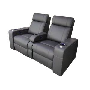 PU Leather Modern Recliner Chair Single Movie Lounge Sofa